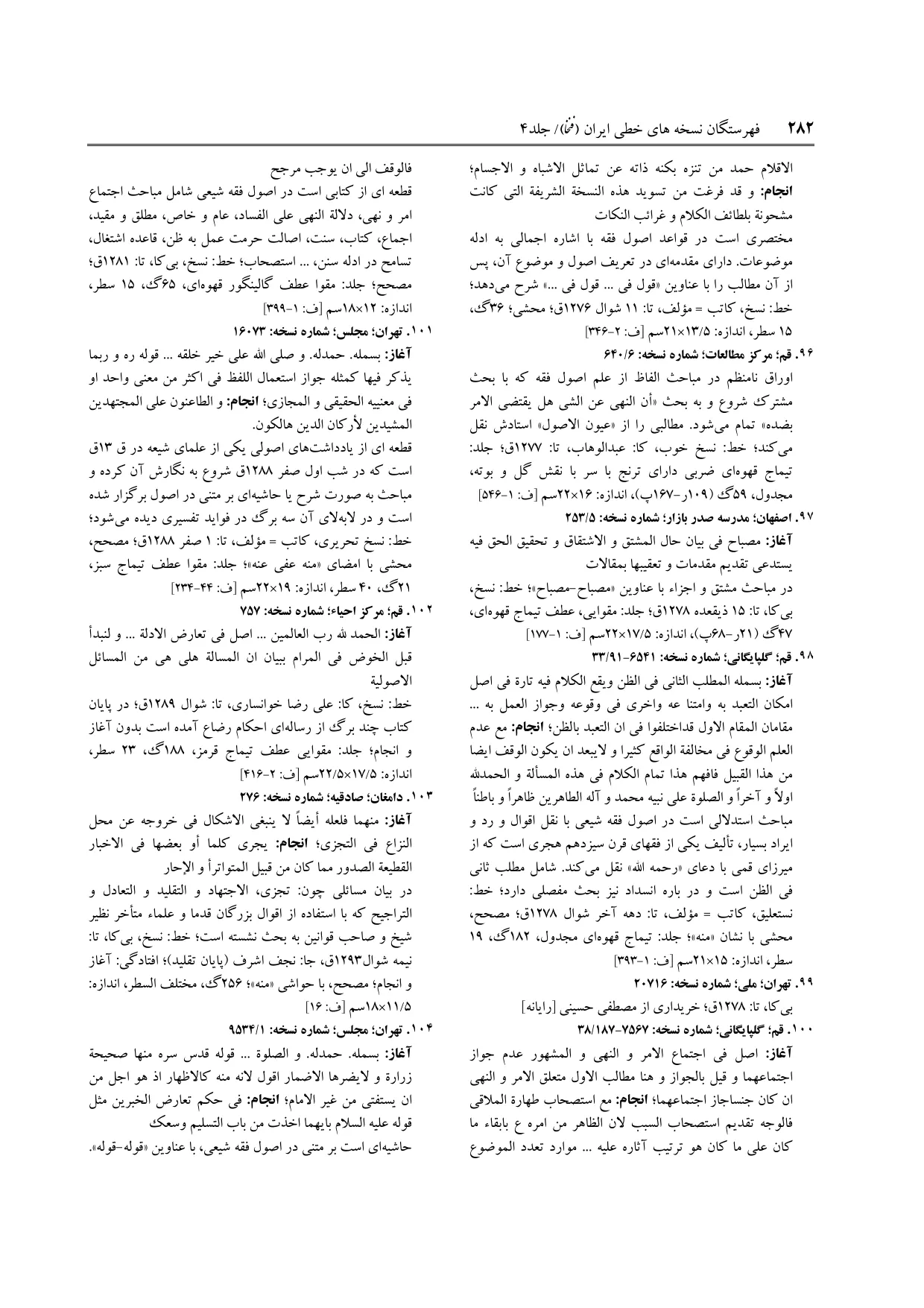 برگه‌ی ج ۴، ص ۲۸۲، ردیف ۸۷ در فنخا