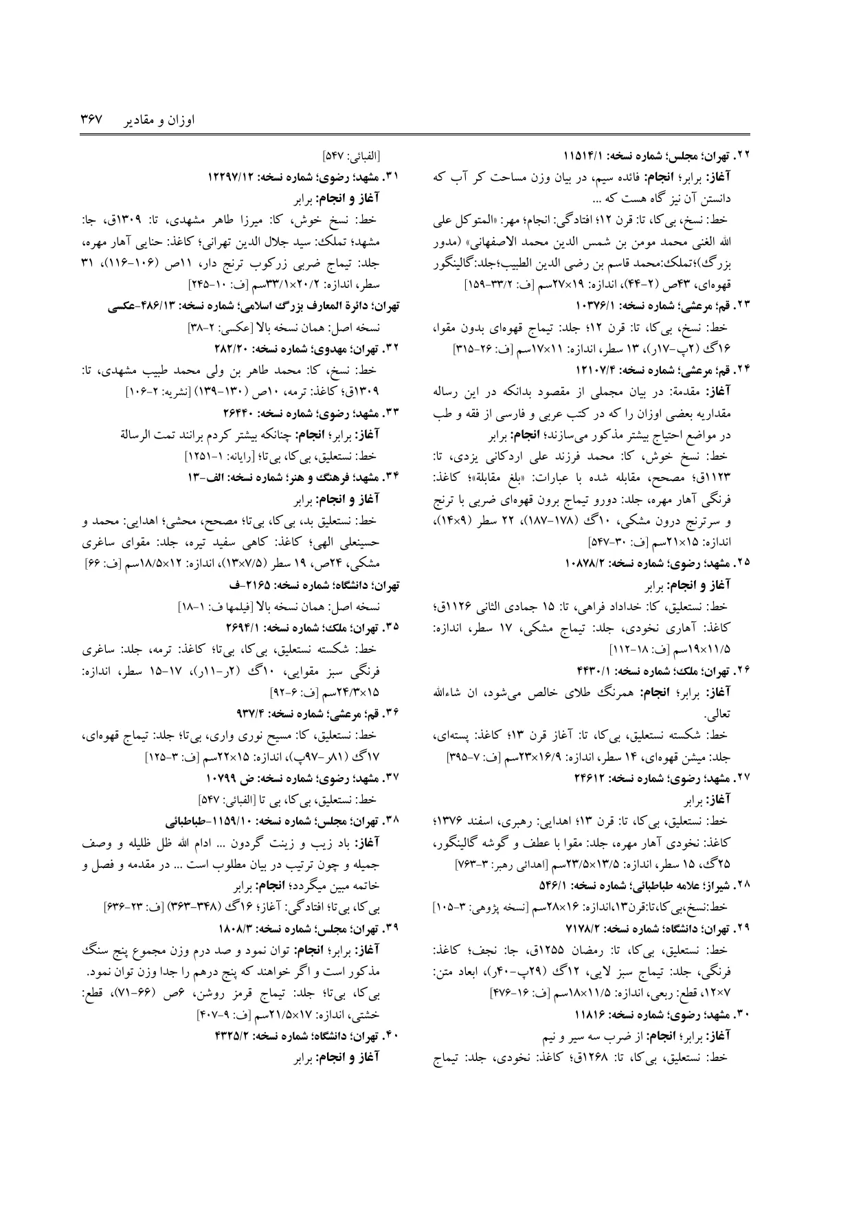 برگه‌ی فنخا، ج ۵، ص ۳۶۷، ردیف ۳۳