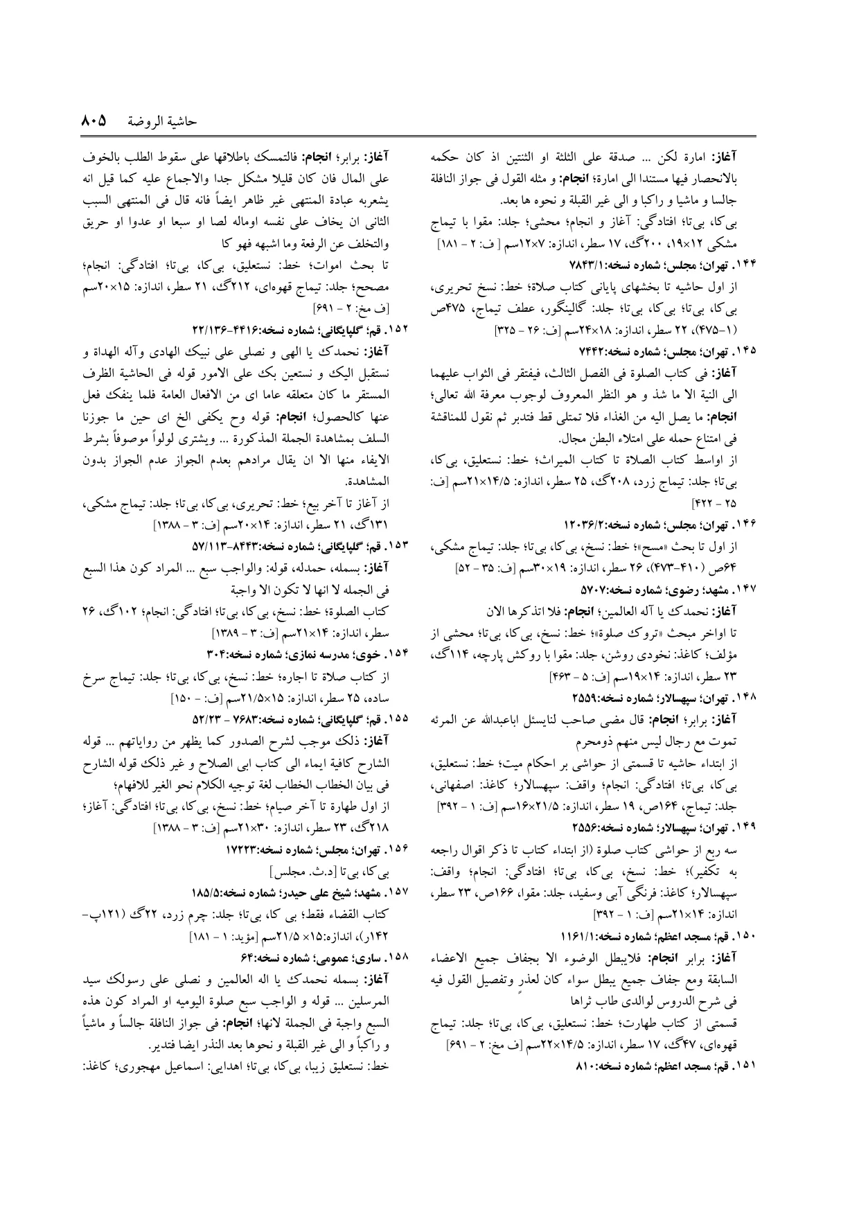 برگه‌ی ج ۱۱، ص ۸۰۵، ردیف ۱۵۴ در فنخا