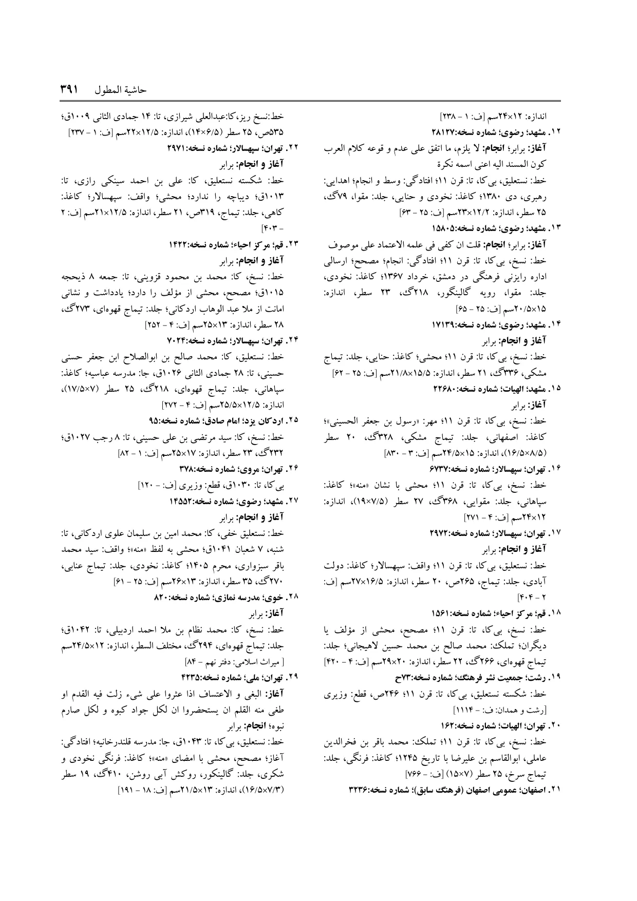برگه‌ی ج ۱۲، ص ۳۹۱، ردیف ۲۸ در فنخا