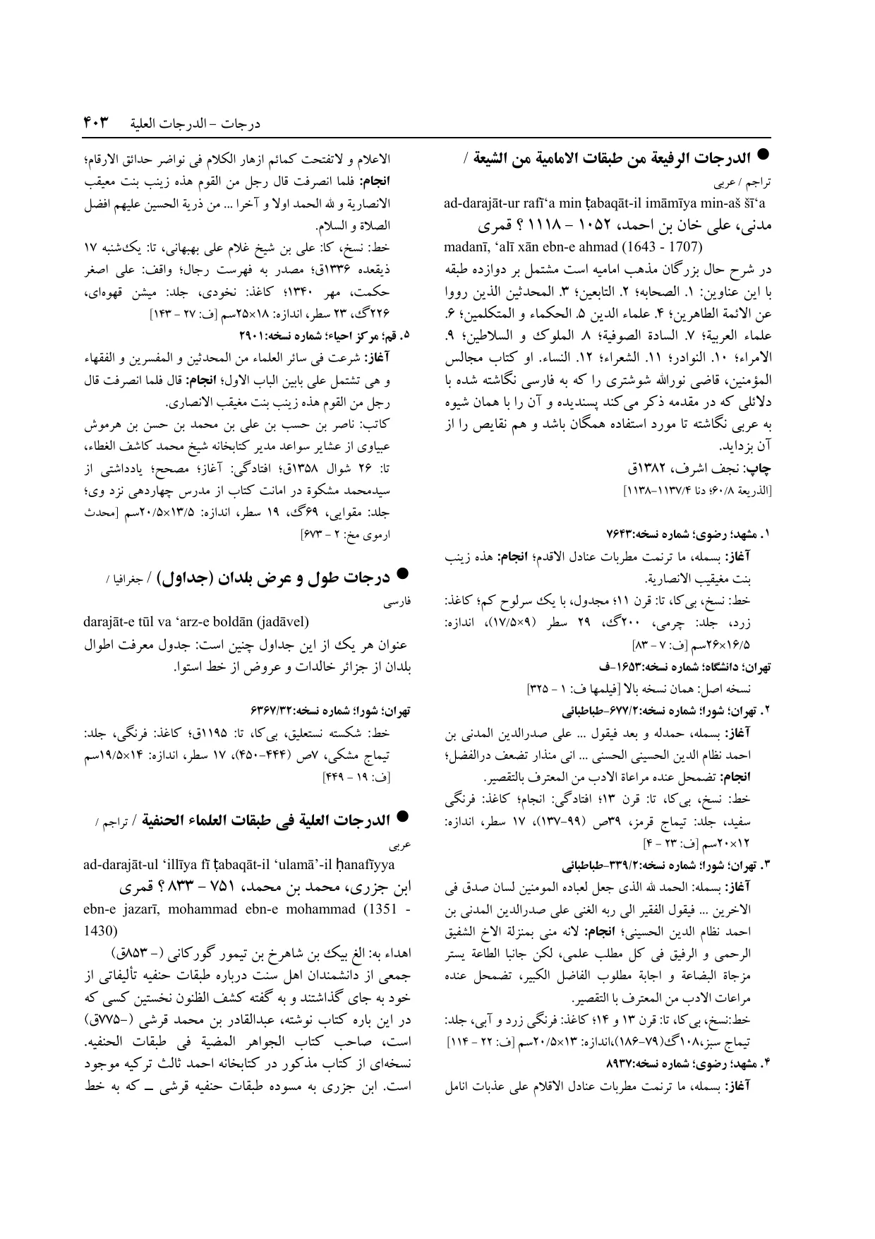 برگه‌ی فنخا، ج ۱۴، ص ۴۰۳، ردیف ۱