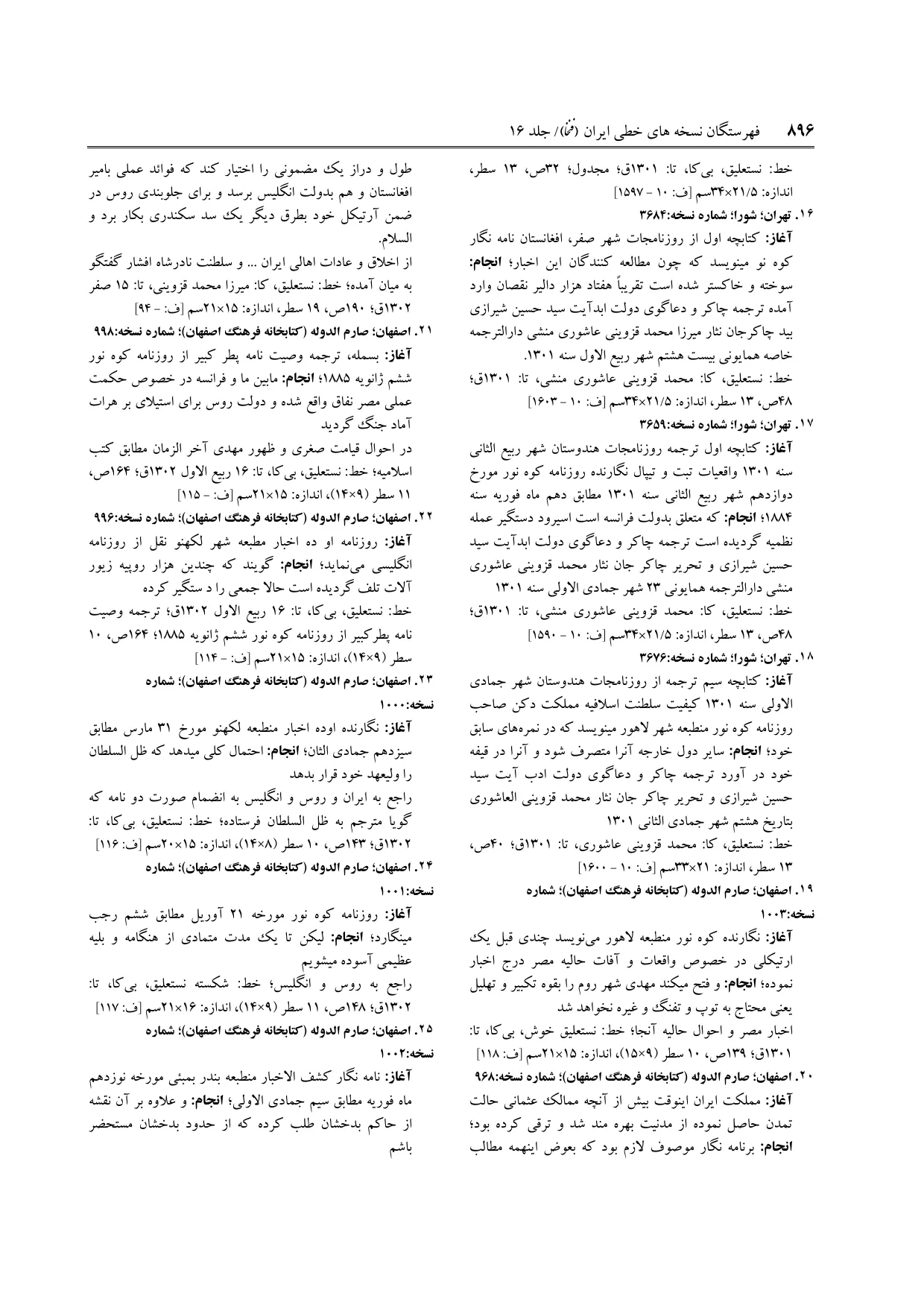 برگه‌ی فنخا، ج ۱۶، ص ۸۹۶، ردیف ۱۶