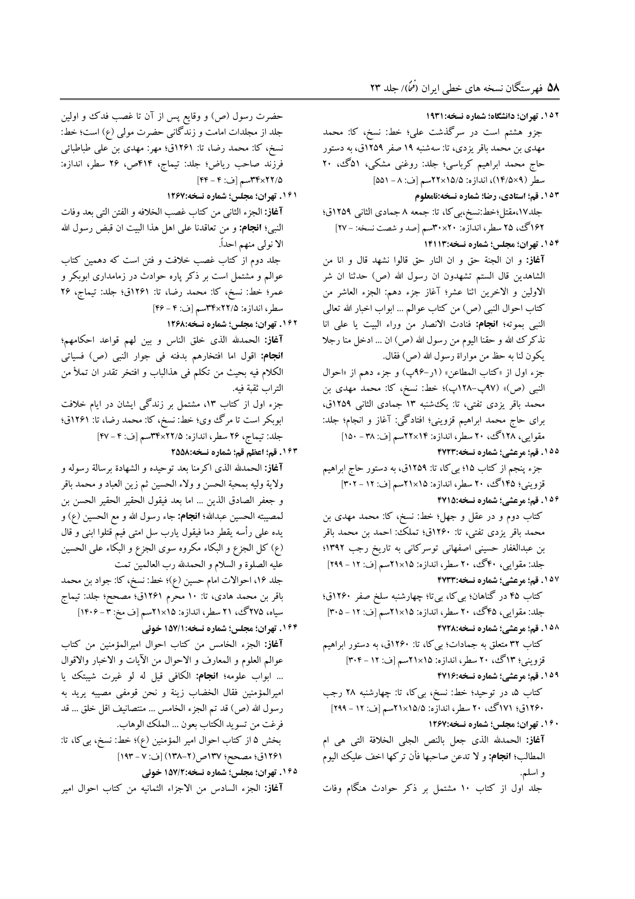 برگه‌ی فنخا، ج ۲۳، ص ۵۸، ردیف ۱۶۳