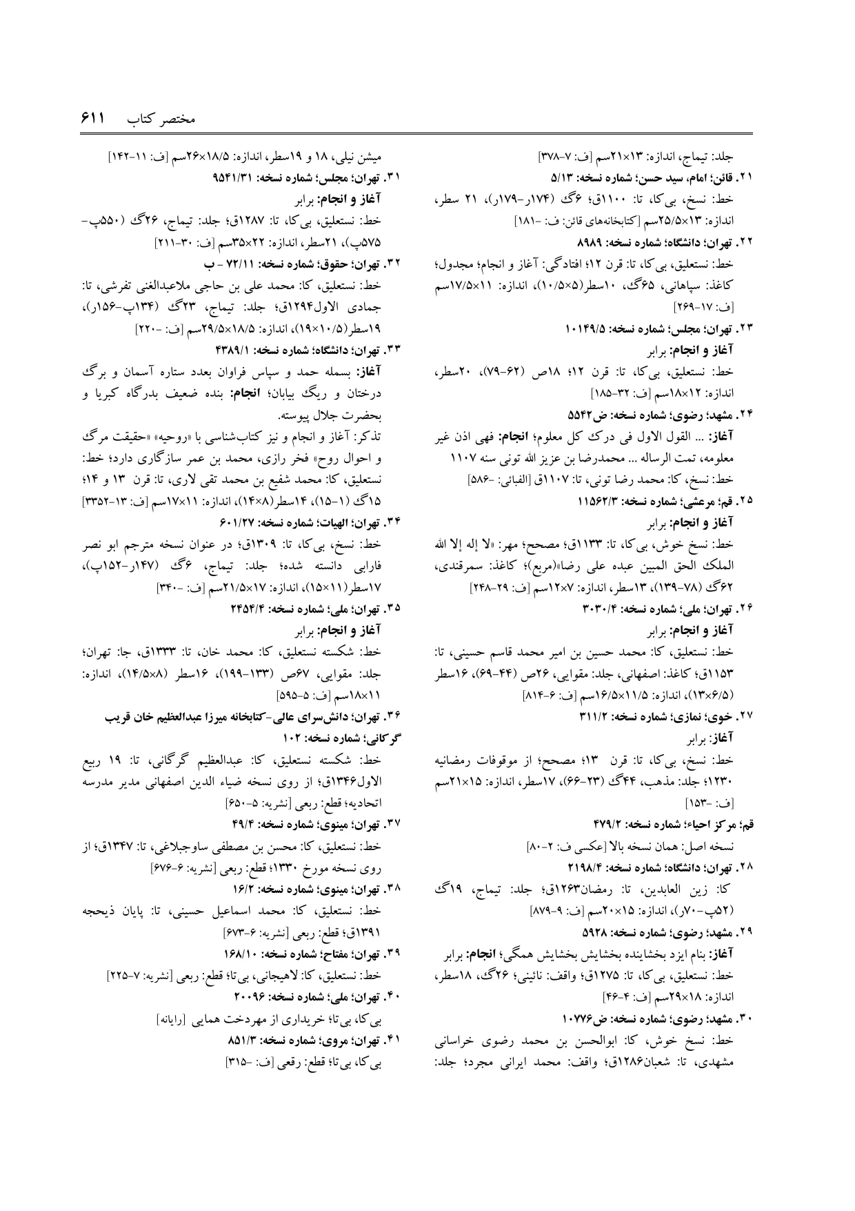 برگه‌ی ج ۲۸، ص ۶۱۱، ردیف ۳۶ در فنخا